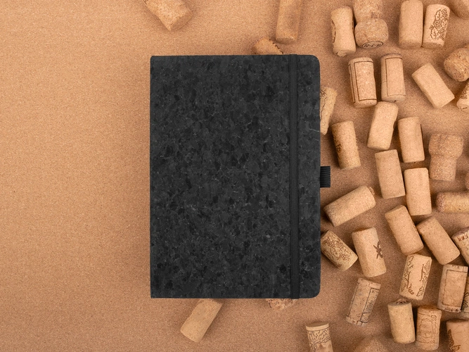 Блокнот Cork County, черный Блокнот Cork County, черный