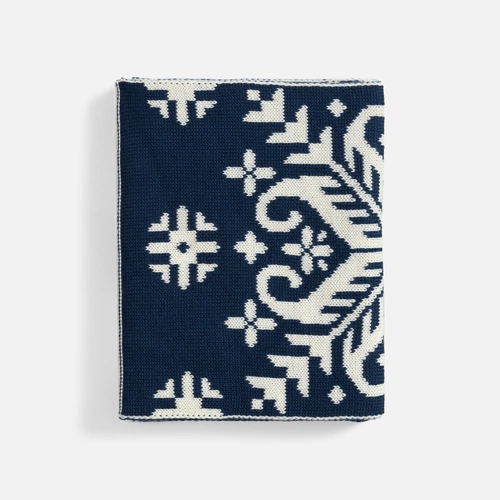 Шарф Wintertude M, синий с белым Шарф Wintertude M, синий с белым