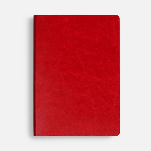 Ежедневник Nebraska Flex, недатированный, красный с серебристым Ежедневник Nebraska Flex, недатированный, красный с серебристым