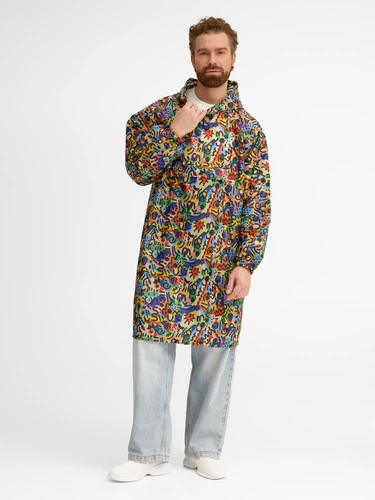 Дождевик-анорак Alatau с полной запечаткой на заказ Дождевик-анорак Alatau с полной запечаткой на заказ