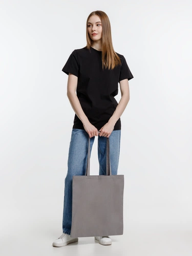 Холщовая сумка Optima 135, серая Холщовая сумка Optima 135, серая