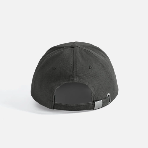 Бейсболка Long Beach, серая с оранжевым Бейсболка Long Beach, серая с оранжевым