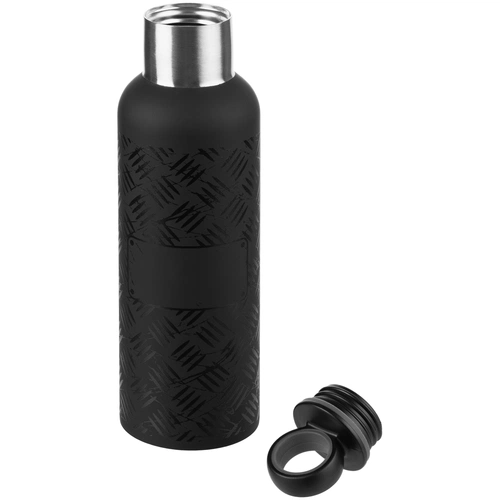 Tермобутылка Hard Work Black, черная Tермобутылка Hard Work Black, черная