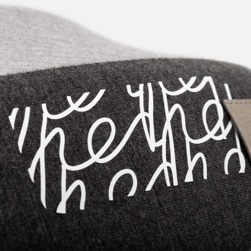 Дорожная подушка Piligrim, серая с нанесением и кастомизацией