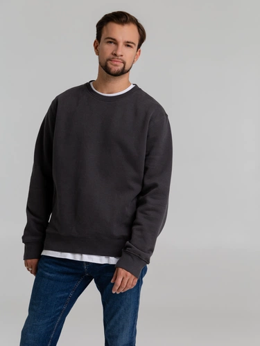 Свитшот унисекс King, темно-серый Свитшот унисекс King, темно-серый