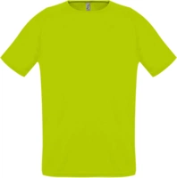 Футболка унисекс Sporty 140, зеленый неон