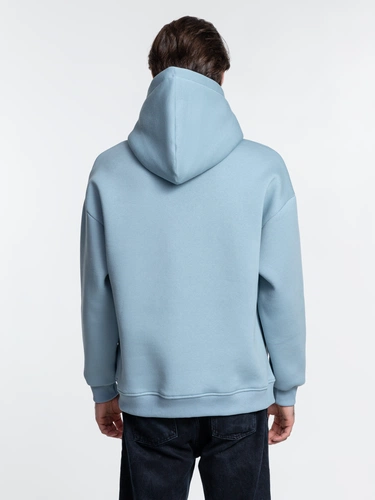 Худи Kulonga Oversize, серо-голубое Худи Kulonga Oversize, серо-голубое