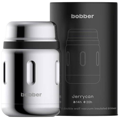 Термос для еды Jerrycan 700, вакуумный, стальной зеркальный Термос для еды Jerrycan 700, вакуумный, стальной зеркальный