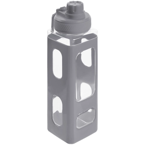 Бутылка для воды Square Fair, серая Бутылка для воды Square Fair, серая