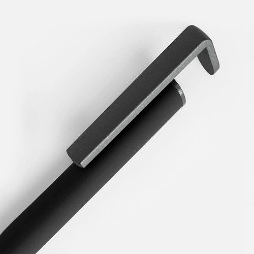 Ручка шариковая Standic с подставкой для телефона, черная Ручка шариковая Standic с подставкой для телефона, черная