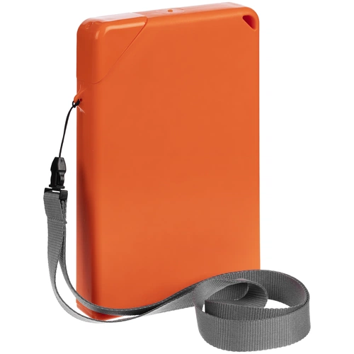 Плоская бутылка для воды Flacon, оранжевая Плоская бутылка для воды Flacon, оранжевая