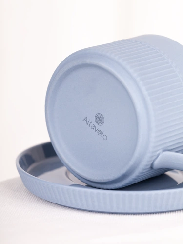 Чайная пара Pastello Moderno, голубая Чайная пара Pastello Moderno, голубая