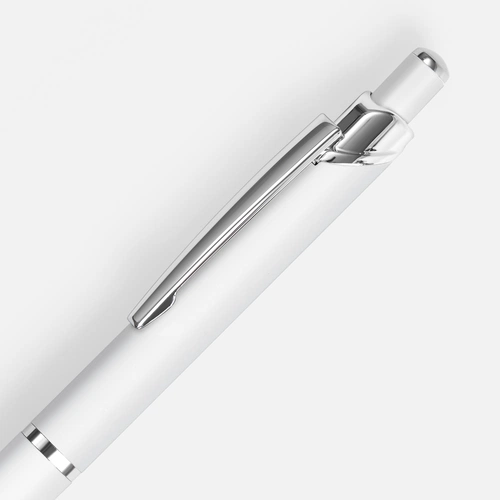 Ручка шариковая Chromos Soft Touch, белая Ручка шариковая Chromos Soft Touch, белая