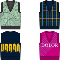 Жилет оверсайз Tricksy Net на заказ, акрил