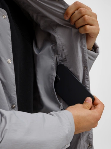 Куртка унисекс Veter, серая Куртка унисекс Veter, серая