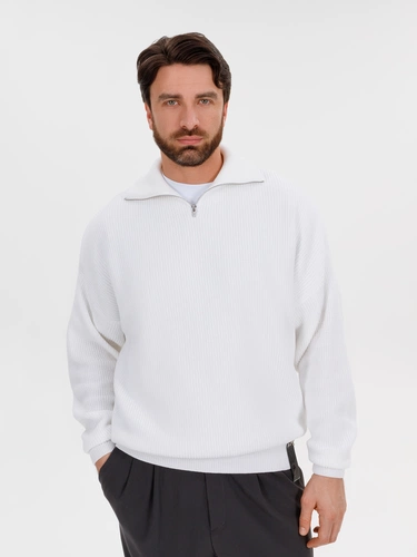 Джемпер Siluetti Birne, молочно-белый Джемпер Siluetti Birne, молочно-белый