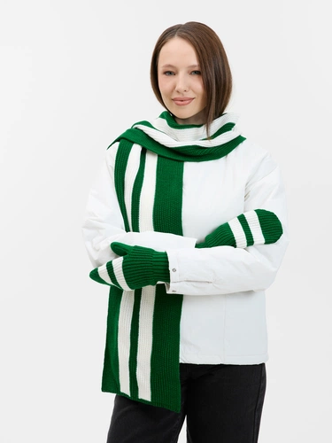Варежки Winwear, зеленые (глубокий зеленый) Варежки Winwear, зеленые (глубокий зеленый)