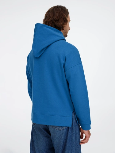 Худи оверсайз унисекс Tolla, синее (джинс) Худи оверсайз унисекс Tolla, синее (джинс)