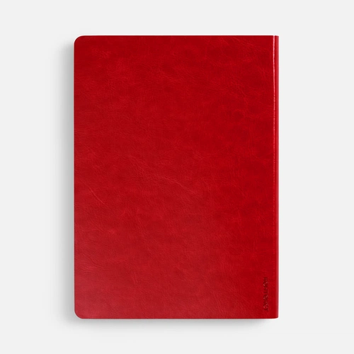 Ежедневник Nebraska Flex, недатированный, красный с серебристым Ежедневник Nebraska Flex, недатированный, красный с серебристым