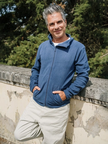 Куртка флисовая мужская Helsinki, красная Куртка флисовая мужская Helsinki, красная