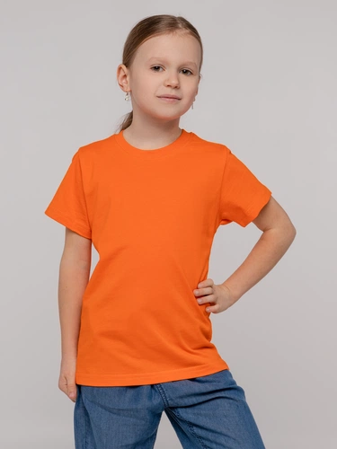 Футболка детская T-Bolka Kids, оранжевая Футболка детская T-Bolka Kids, оранжевая