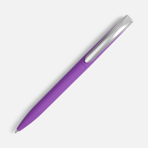 Ручка шариковая Pin Soft Touch, фиолетовая Ручка шариковая Pin Soft Touch, фиолетовая