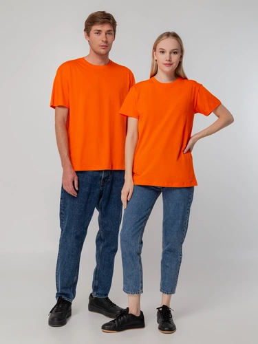 Футболка унисекс T-bolka 140, оранжевая Футболка унисекс T-bolka 140, оранжевая