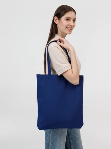 Холщовая сумка Strong 210, темно-синяя Холщовая сумка Strong 210, темно-синяя