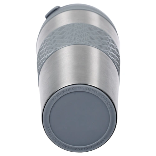 Термостакан Hard Work, вакуумный, серебристый Термостакан Hard Work, вакуумный, серебристый