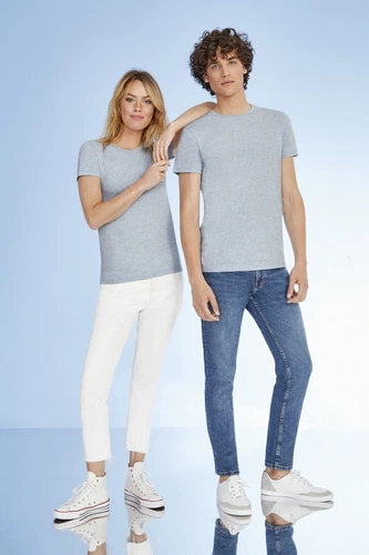 Футболка мужская Regent Fit 150, серый меланж Футболка мужская Regent Fit 150, серый меланж