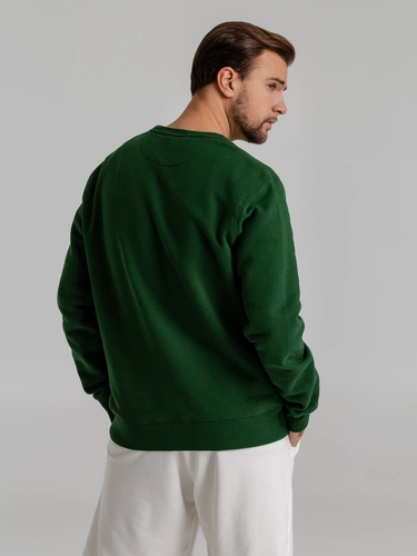 Свитшот унисекс King, темно-зеленый Свитшот унисекс King, темно-зеленый