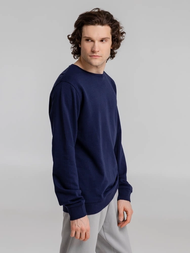 Свитшот унисекс BNC Inspire (Organic), темно-синий Свитшот унисекс BNC Inspire (Organic), темно-синий