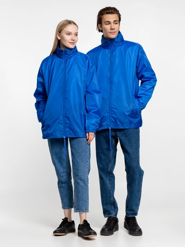 Ветровка унисекс Shift, ярко-синяя Ветровка унисекс Shift, ярко-синяя