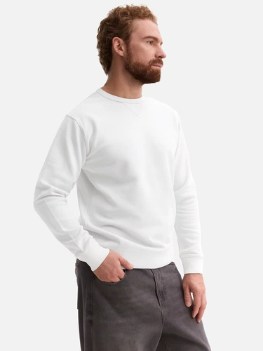 Толстовка унисекс Sully, белая Толстовка унисекс Sully, белая