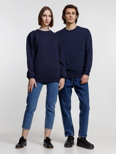 Свитшот унисекс Columbia, темно-синий Свитшот унисекс Columbia, темно-синий