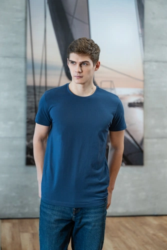 Футболка мужская American U, светлый меланж Футболка мужская American U, светлый меланж