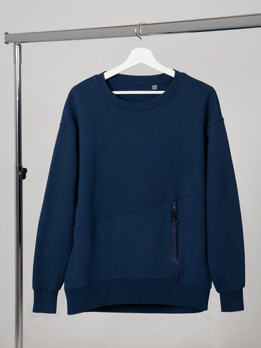 Свитшот унисекс Kosmos 2.0, темно-синий Свитшот унисекс Kosmos 2.0, темно-синий