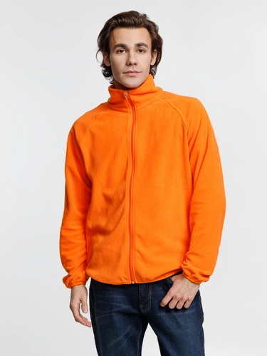 Куртка флисовая унисекс Fliska, оранжевая Куртка флисовая унисекс Fliska, оранжевая