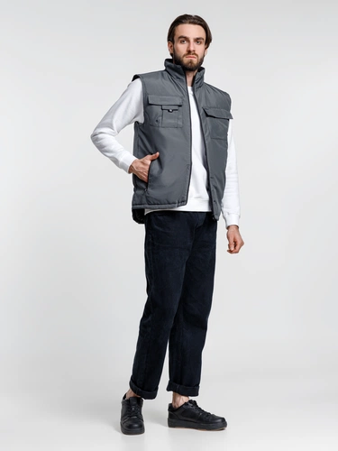 Жилет мужской Stockholm, серый Жилет мужской Stockholm, серый