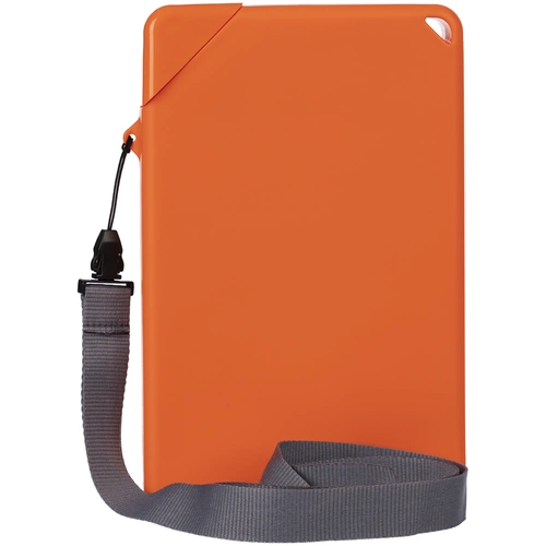 Плоская бутылка для воды Flacon, оранжевая Плоская бутылка для воды Flacon, оранжевая