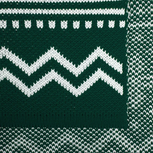 Плед Elnik, зеленый с молочно-белым Плед Elnik, зеленый с молочно-белым