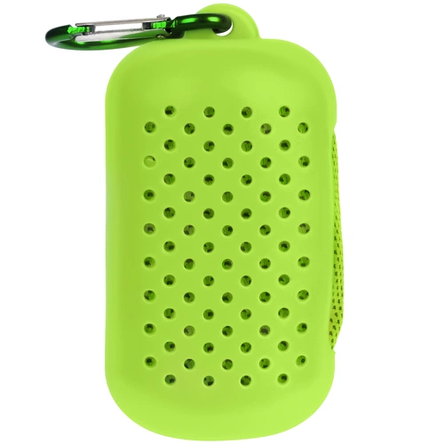 Охлаждающее полотенце Narvik в силиконовом чехле, зеленое яблоко Охлаждающее полотенце Narvik в силиконовом чехле, зеленое яблоко