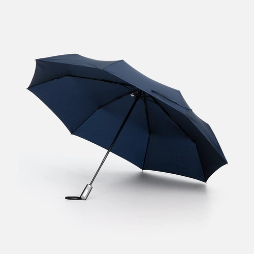 Зонт складной Fiber, темно-синий Зонт складной Fiber, темно-синий