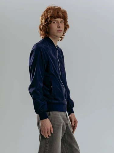 Бомбер Wigton, темно-синий Бомбер Wigton, темно-синий