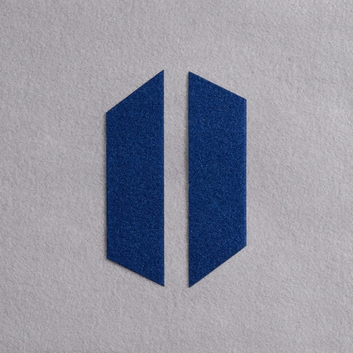 Основа Velkro L для крепления шевронов на липучке, синяя Основа Velkro L для крепления шевронов на липучке, синяя