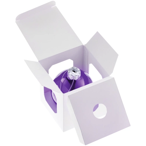 Елочный шар Finery Gloss, 8 см, глянцевый фиолетовый Елочный шар Finery Gloss, 8 см, глянцевый фиолетовый