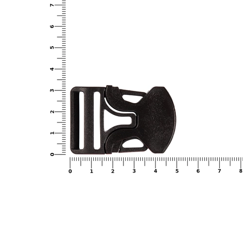 Застежка-пряжка односторонняя Triden, черный Застежка-пряжка односторонняя Triden, черный
