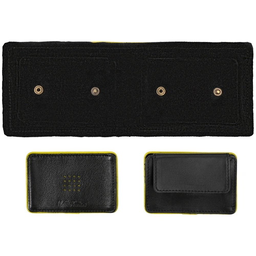 Кошелек Partinico, черный с желтым Кошелек Partinico, черный с желтым