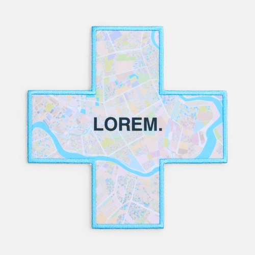 Шеврон из габардина Gabo S, белый Шеврон из габардина Gabo S, белый