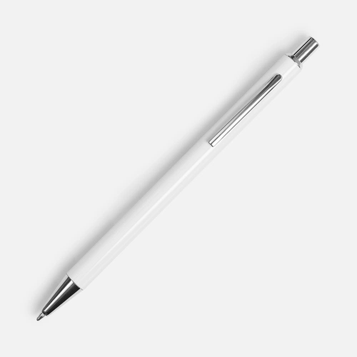 Ручка шариковая Mastermind, белая Ручка шариковая Mastermind, белая